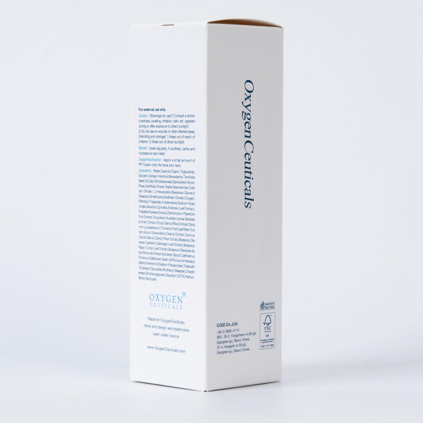 OxygenCeuticals PP Cream – Recovery Cream with Palmitoyl Tripeptide-5, Niacinamide & Adenosine for Sensitive Skin | Moisturizing & Barrier Support