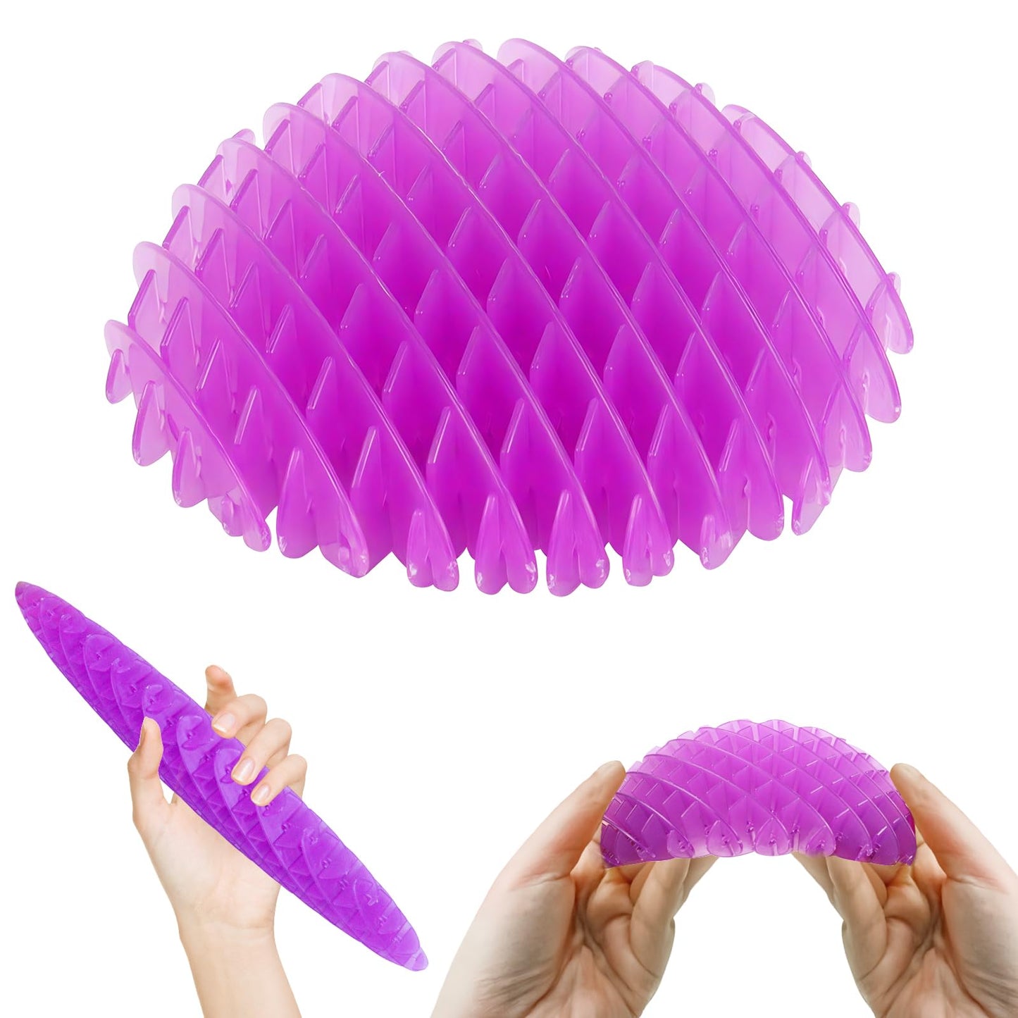 oyeftp Big Fidget Toy – Sensory Stress Relief for Teens & Adults (Purple)