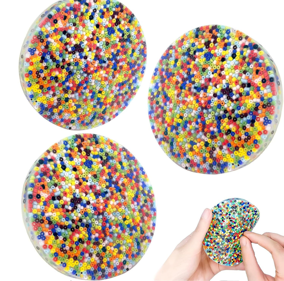 oyeftp Skin Picking Fidget Toys – 3-Pack Silicone Pocket Pads for Skin Pickers
