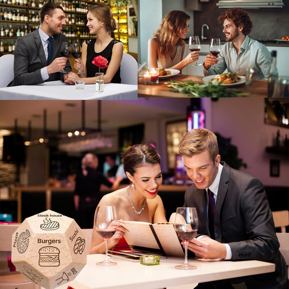 oyeftp Valentines Day Gifts for Him & Her | Date Night Dice Gift Set