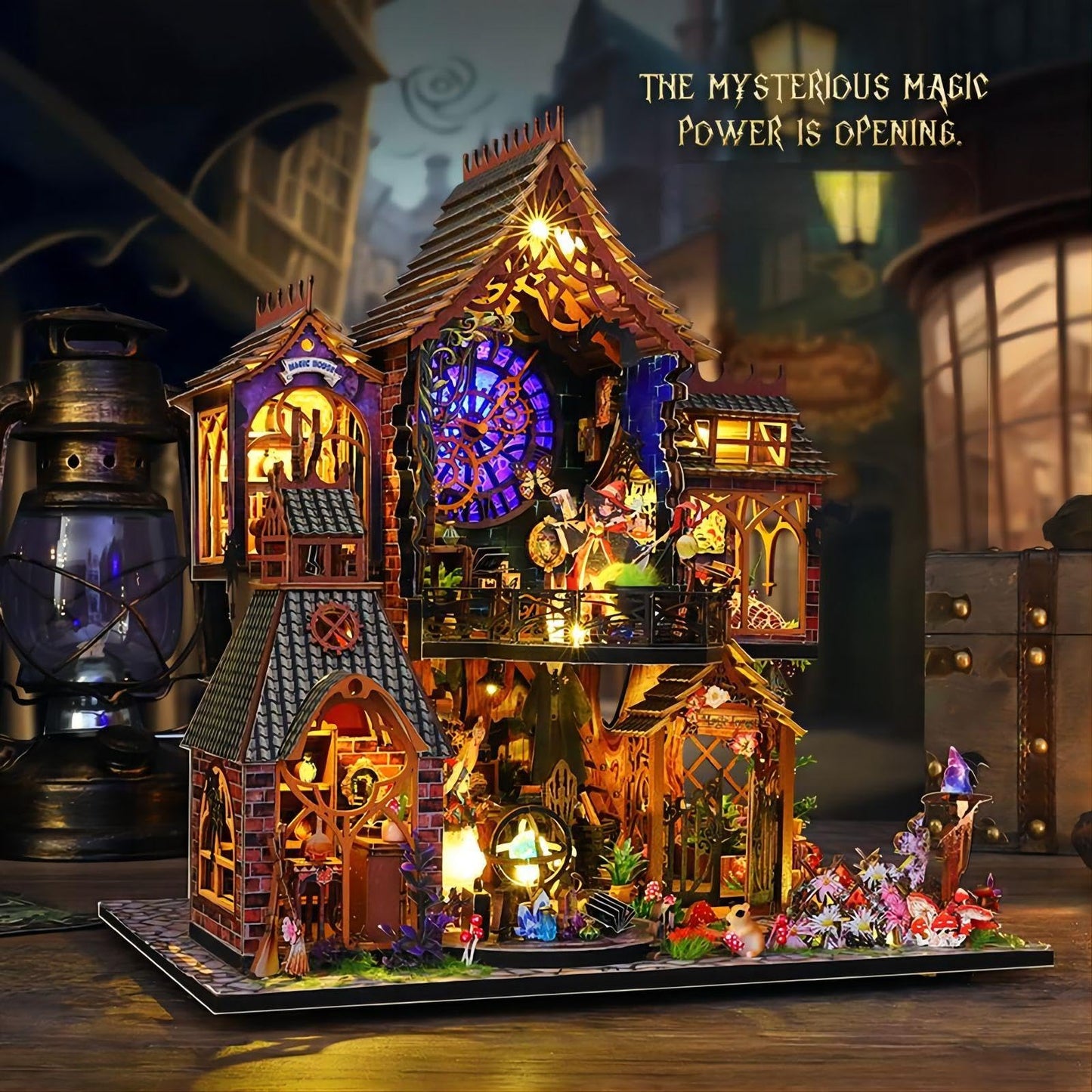 OZJAY Miniature House Kit – DIY Dollhouse with Furniture for Adults & Teens