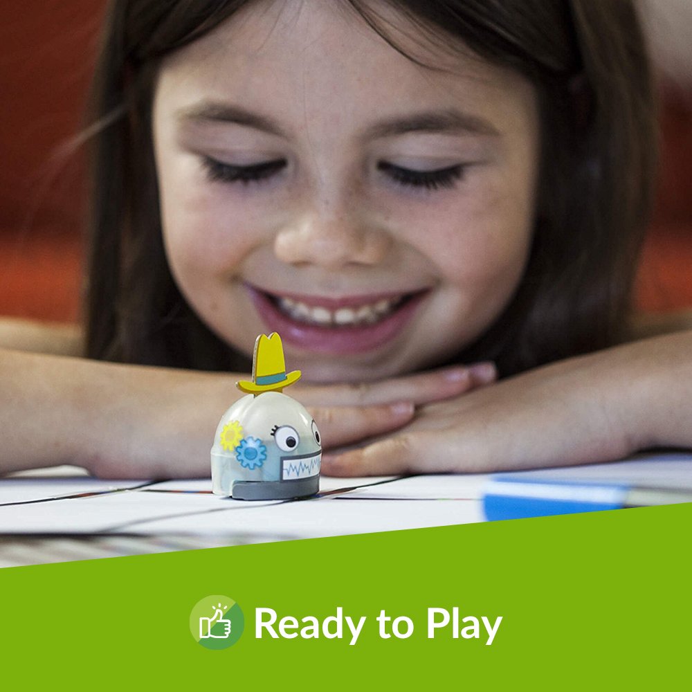 Ozobot Bit Coding Robot (White) – Screen-Free Color Coding for Beginners