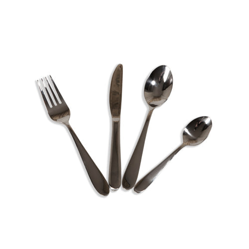 Four Piece Child's Stainless Steel Cutlery Set