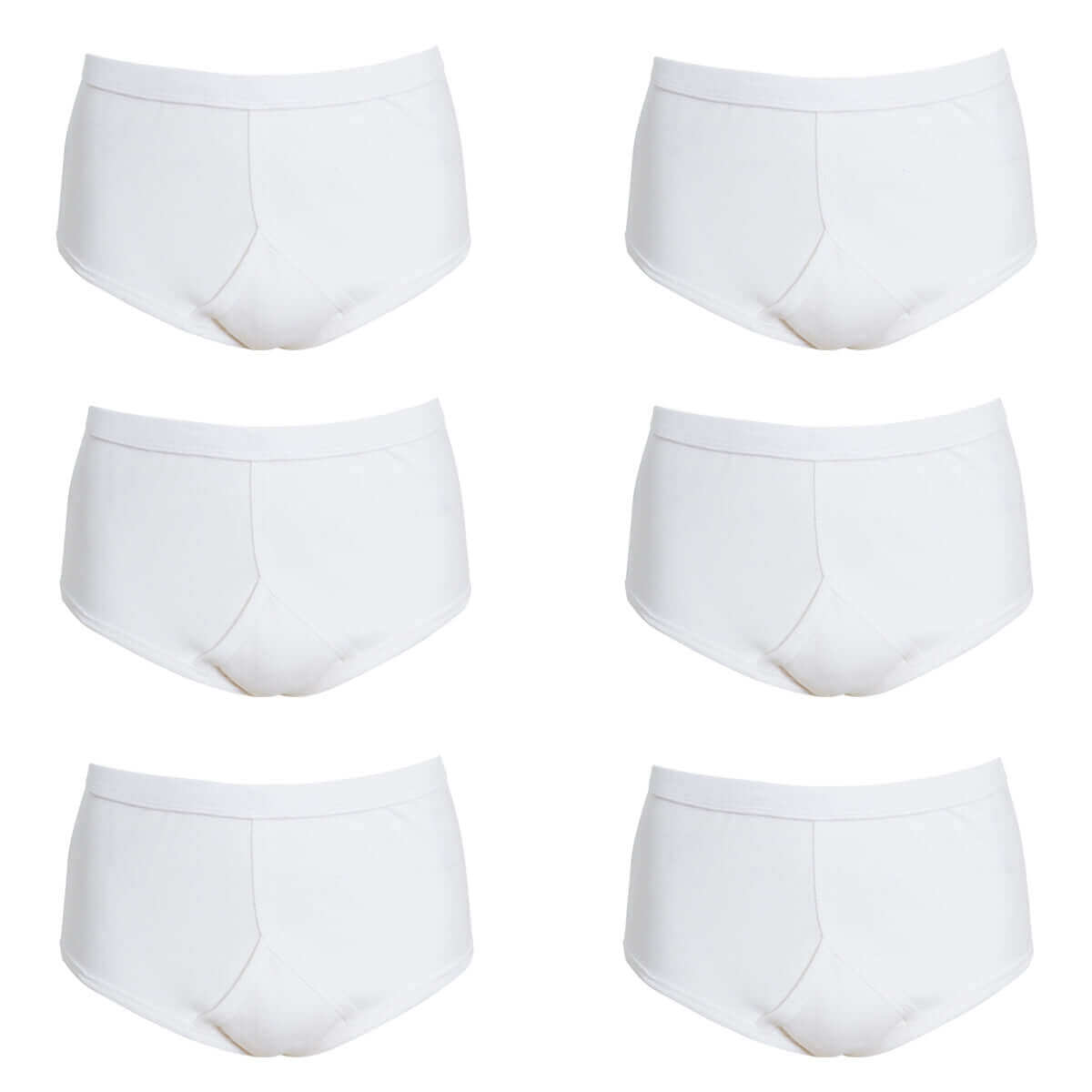 Sock Stack Pack Of 6 Mens Organic Cotton Y Front Underpants Breathable Moisture Wicking
