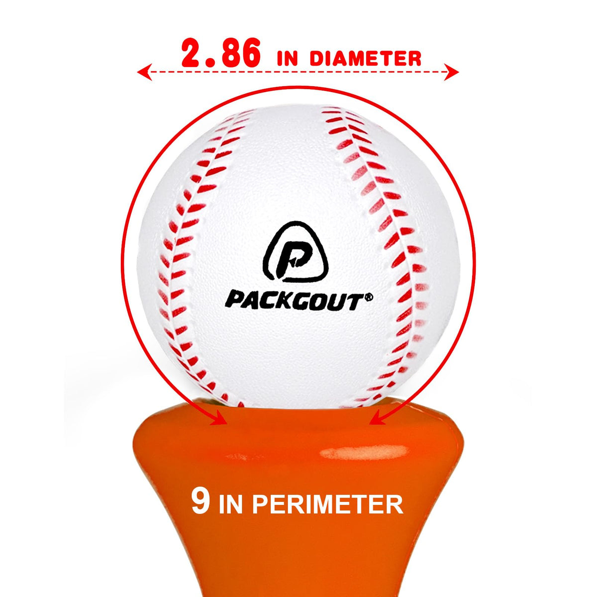 PACKGOUT Soft Foam Baseballs for Kids — Safe Indoor/Outdoor Practice