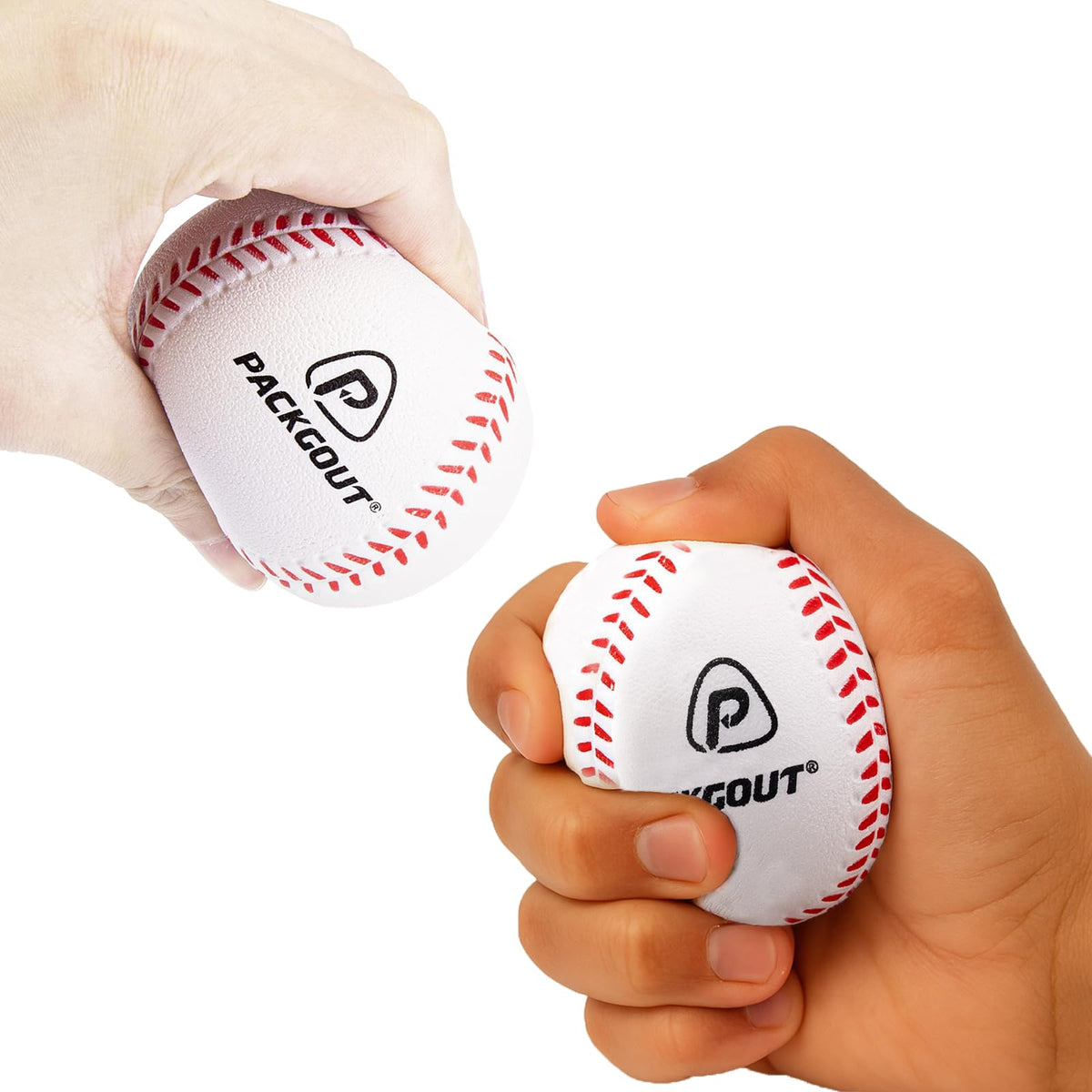 PACKGOUT Soft Foam Baseballs for Kids — Safe Indoor/Outdoor Practice