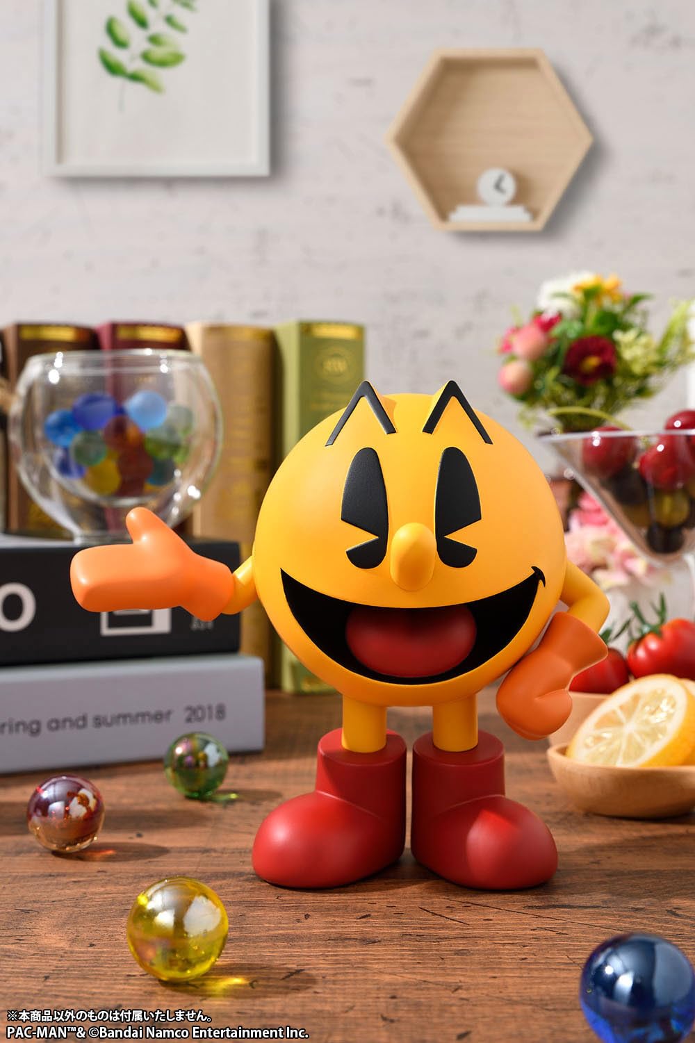 BellFine Pac-Man SoftB Half Soft Vinyl Figure – 6-Inch Collectible