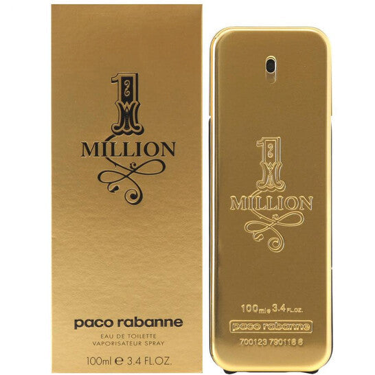 Paco Rabanne 1 Million Eau De Toilette 100ml Spray Men's Fragrance