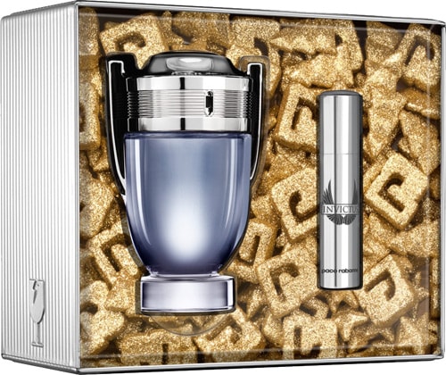 Paco Rabanne Invictus Gift Set 100ml EDT + 10ml EDT Men's Fragrance