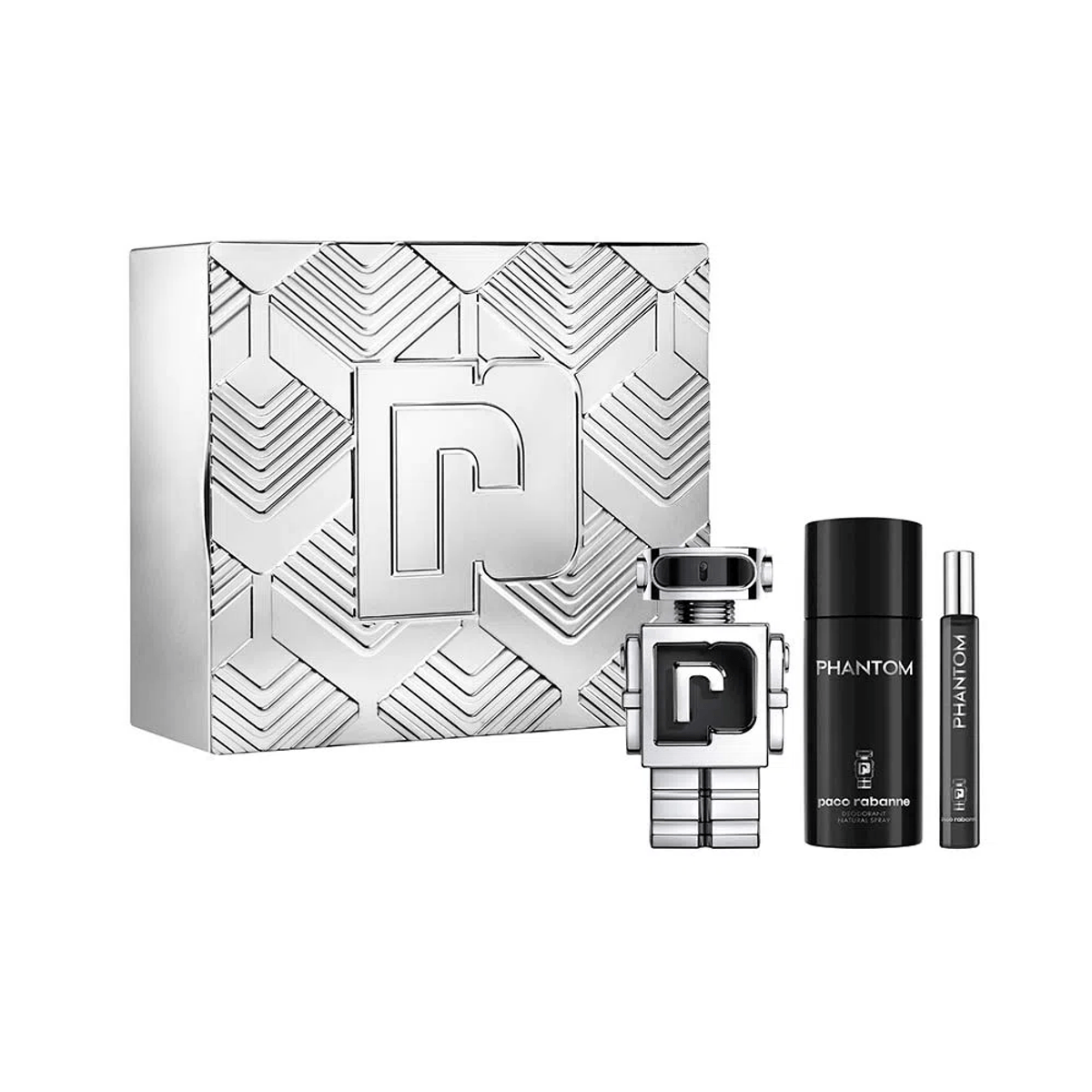 Paco Rabanne Phantom Gift Set 100ml EDT + 10ml EDT + 150ml Deodorant Spray