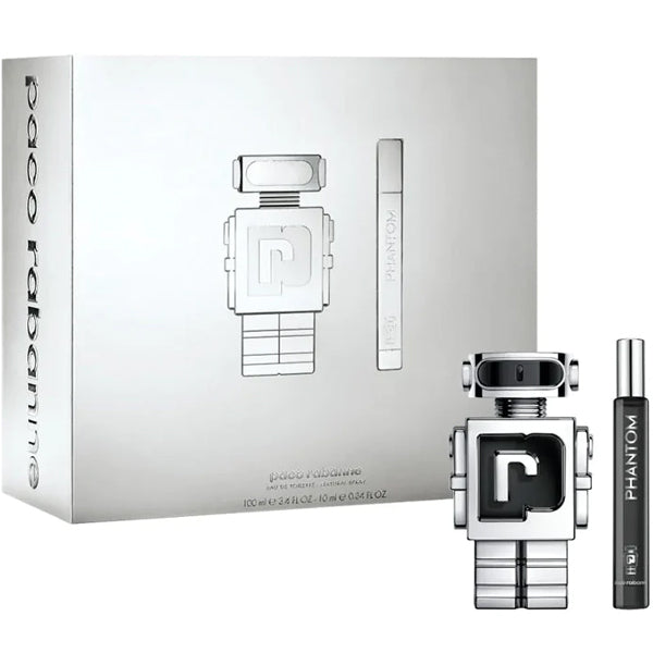 Paco Rabanne Phantom Gift Set 100ml EDT + 10ml EDT Men's Fragrance
