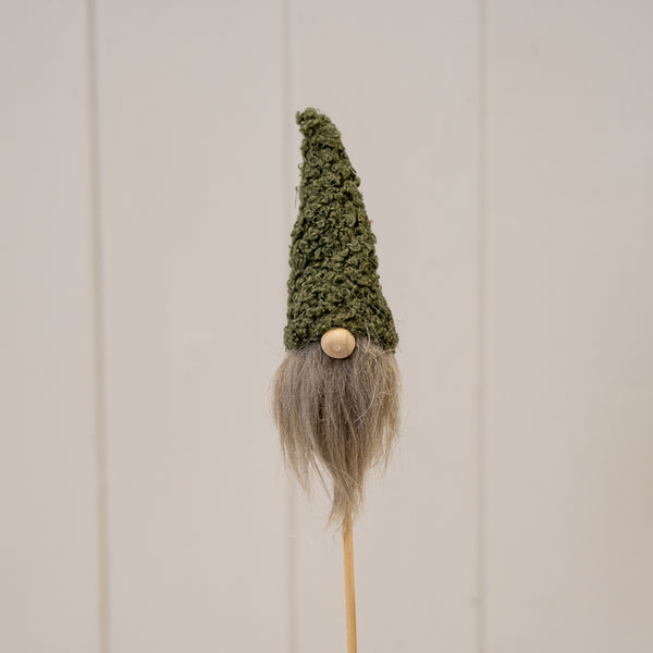 Green Boucle Style Gonk on Pick