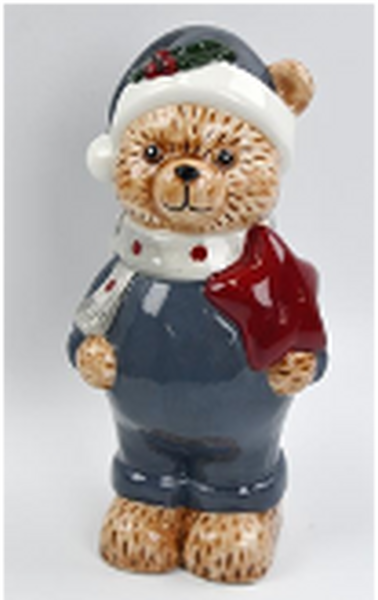 Satchville Bear in Winter Blue