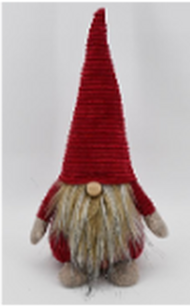 Fabric Red Santa Gonk