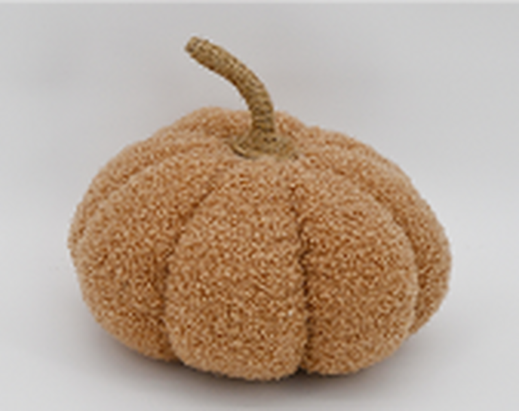 Brown Boucle Pumpkin Large