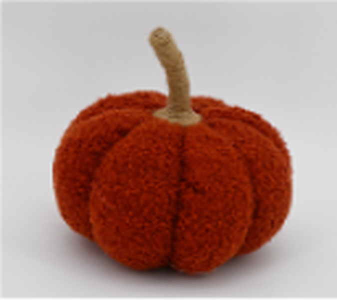 Orange Boucle Pumpkin Medium