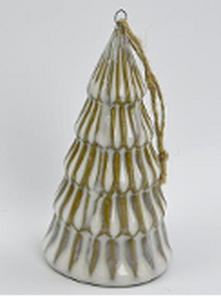 Natural Ceramic Standing/Hanging Christmas Tree Ornament