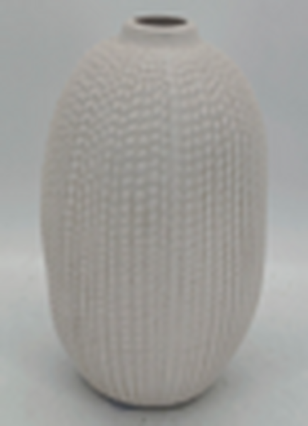 White Medium Textured Vase 10cm x 10cm x 170cm
