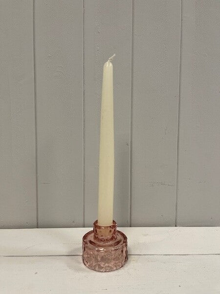 Rose Textured Candle Holder 6.6cm x 6.6cm x 5.3cm