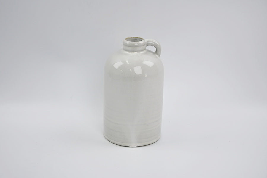 Natural Stoneglazed Short Jug Shaped Vase