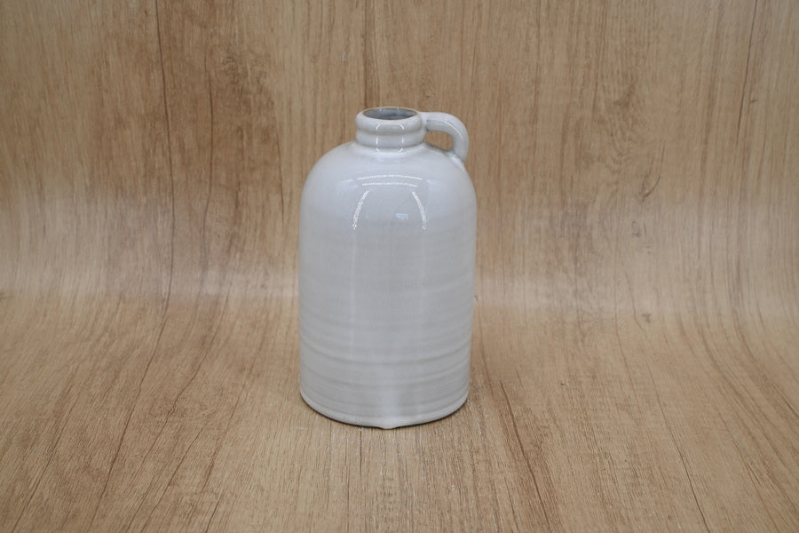 Natural Stoneglazed Short Jug Shaped Vase