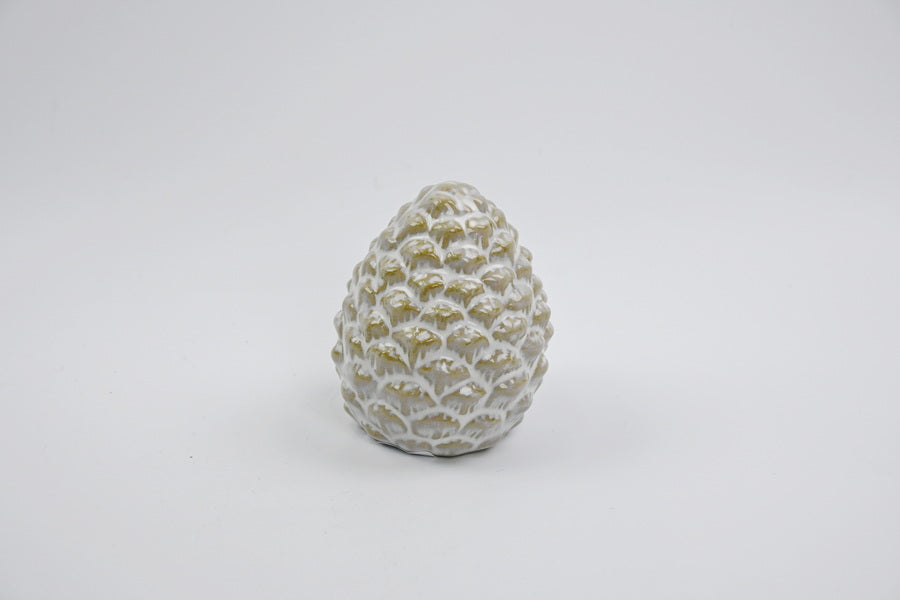 Ceramic Natural Pinecone Decoration Small