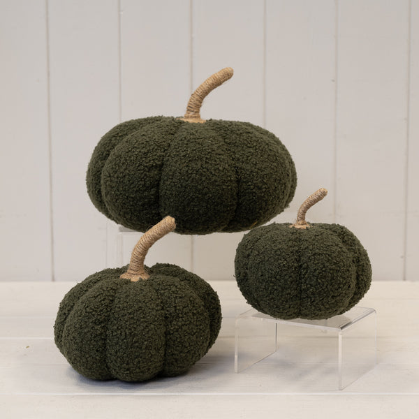 Green Boucle Pumpkin Large