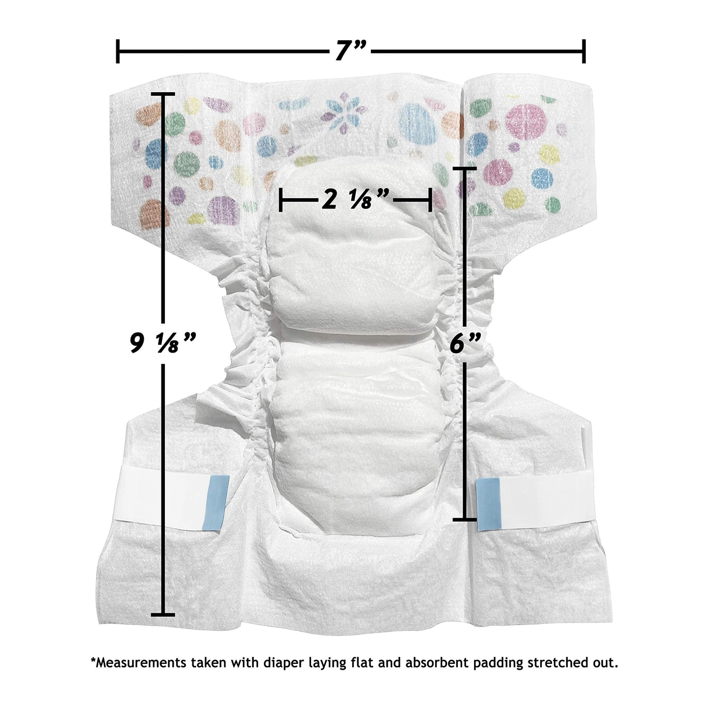 Pail Buddies Doll Diapers Refill 32 Count for Baby Alive 10–14 Inch Dolls