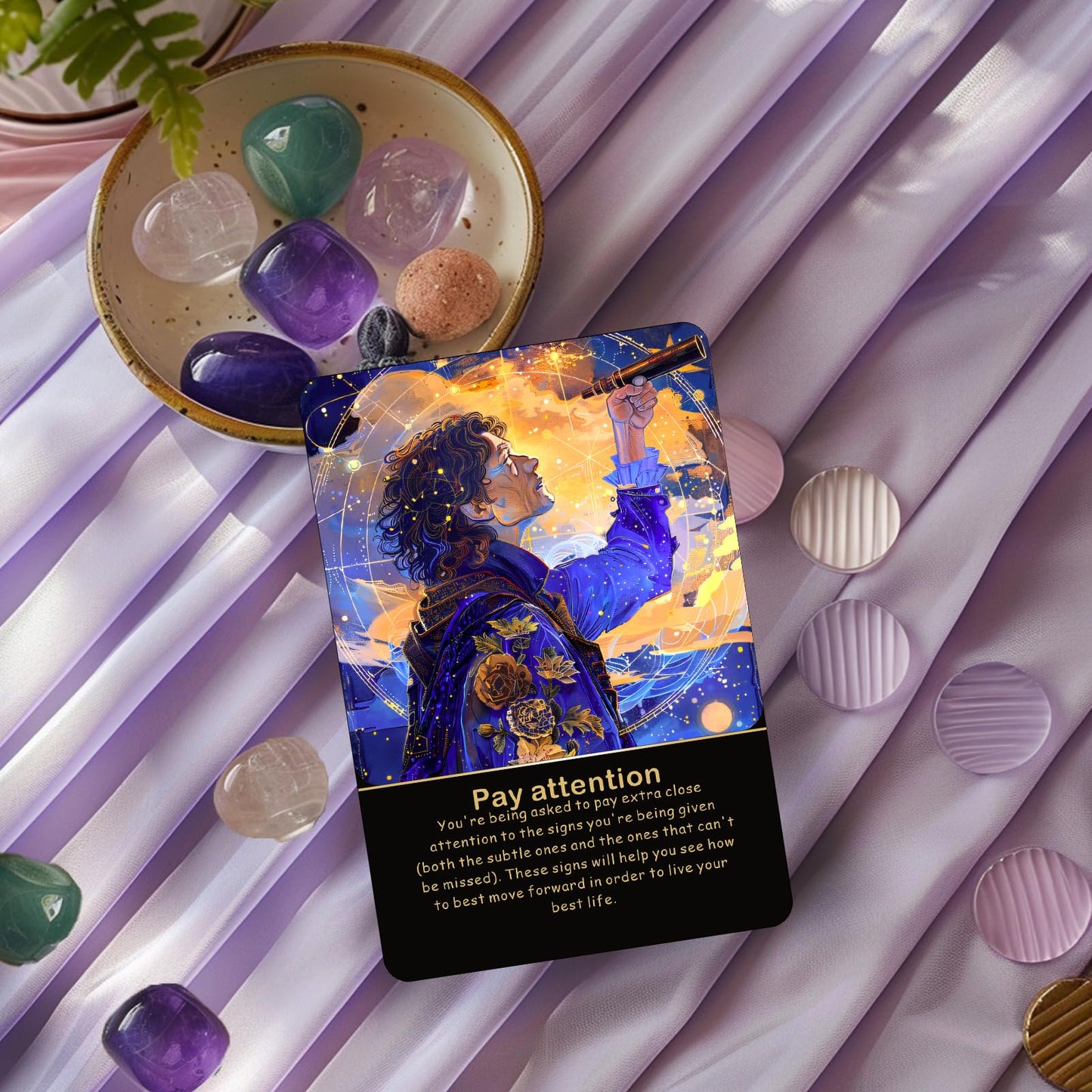 Pailing Akashic Oracle Cards – 75-Card Energy Healing Deck for Beginners & Advanced Readers