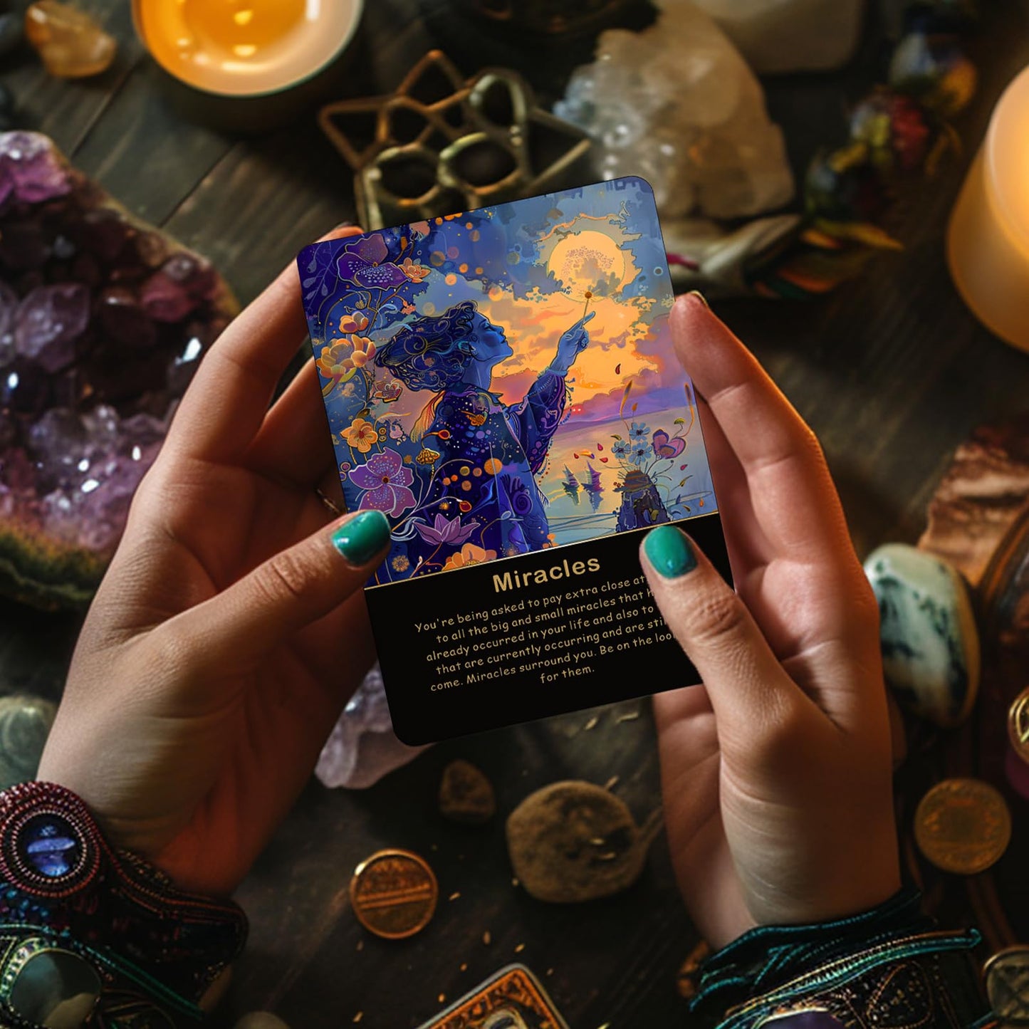 Pailing Akashic Oracle Cards – 75-Card Energy Healing Deck for Beginners & Advanced Readers
