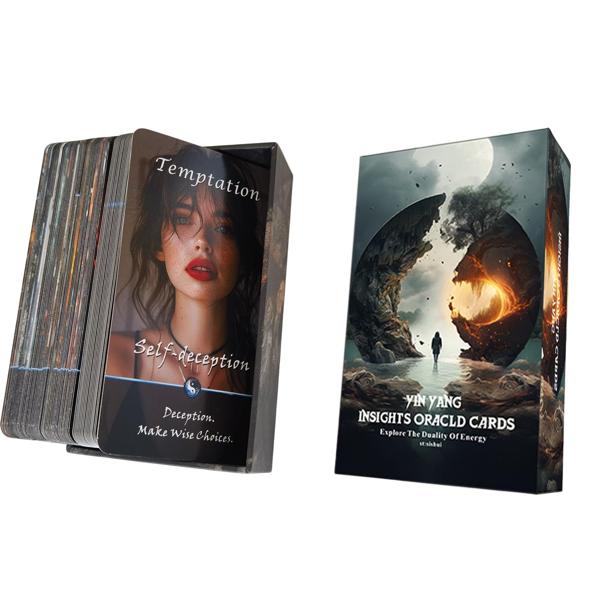 Pailing Yin & Yang Oracle Cards – 68-Card Karma Connection Deck for Balance