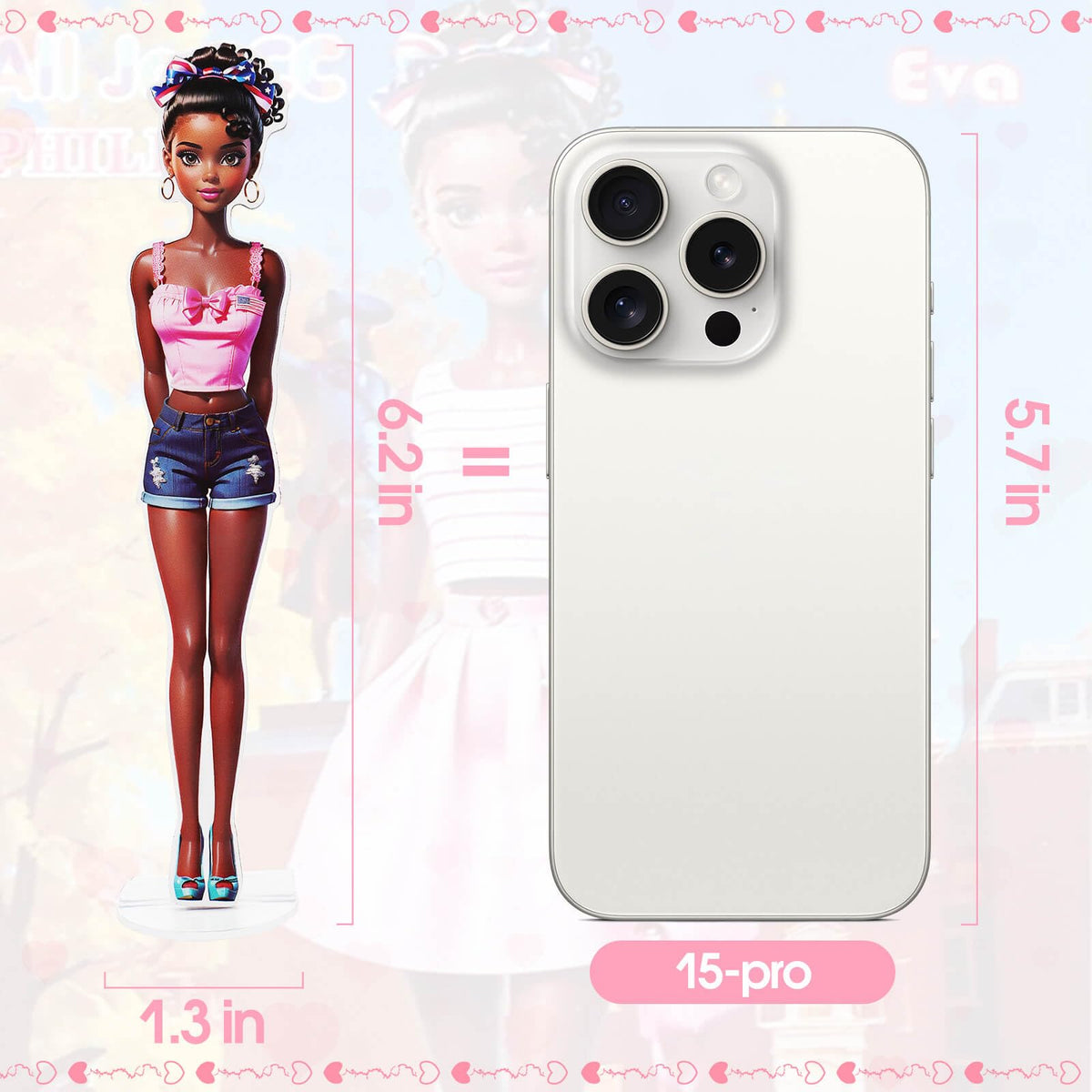 PainZieteg Magnetic Dress Up Dolls – Eva Edition, Princess Paper Dolls for Girls 4-10