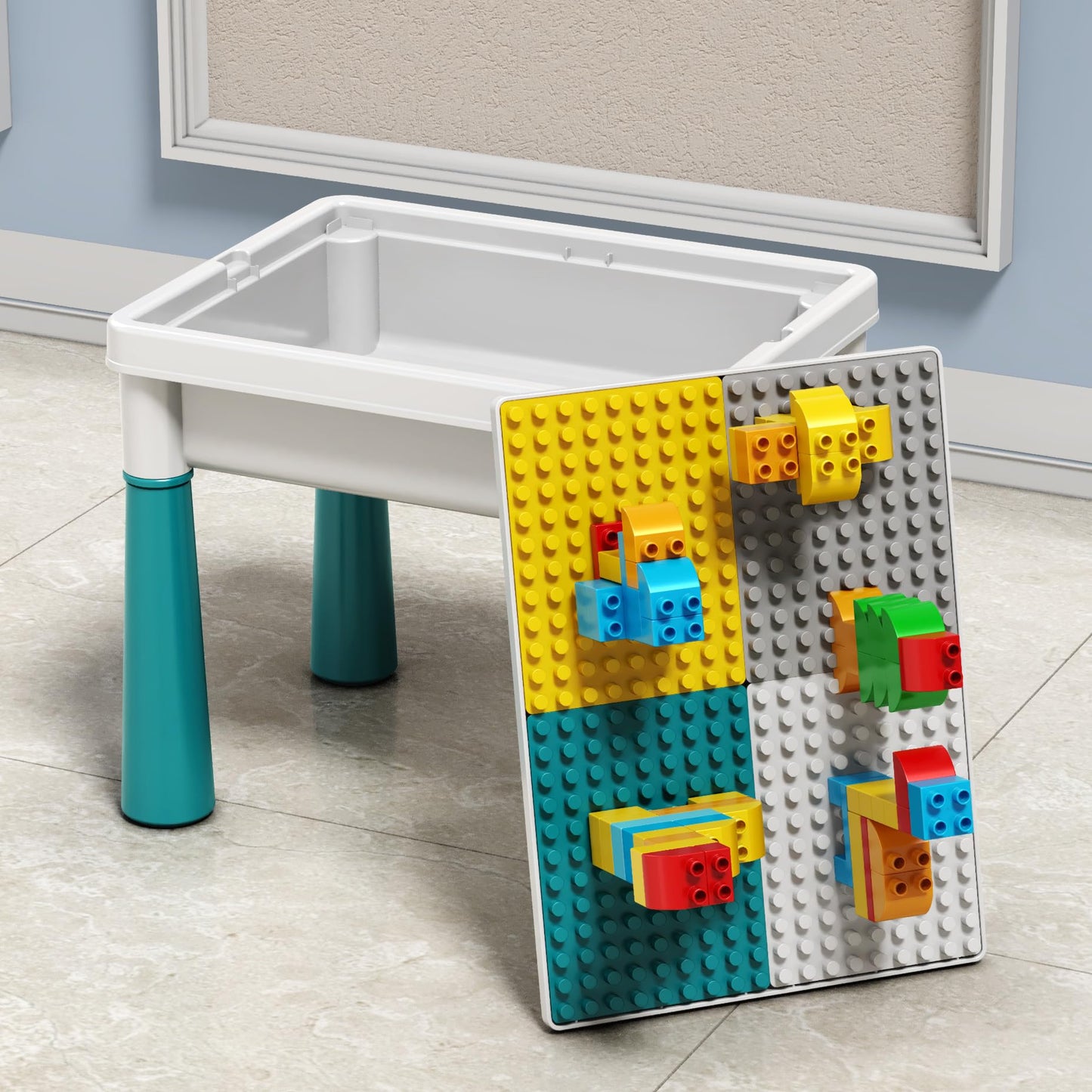 Pairez Toys Small Activity Table for Toddlers 1-3 | Sensory Play & Learning Table