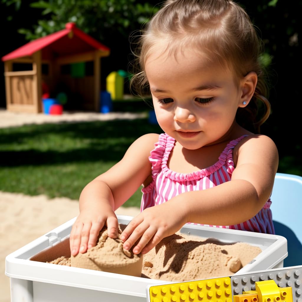 Pairez Toys Small Activity Table for Toddlers 1-3 | Sensory Play & Learning Table