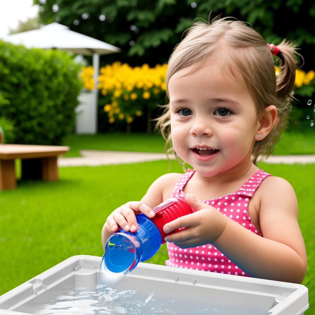 Pairez Toys Small Activity Table for Toddlers 1-3 | Sensory Play & Learning Table