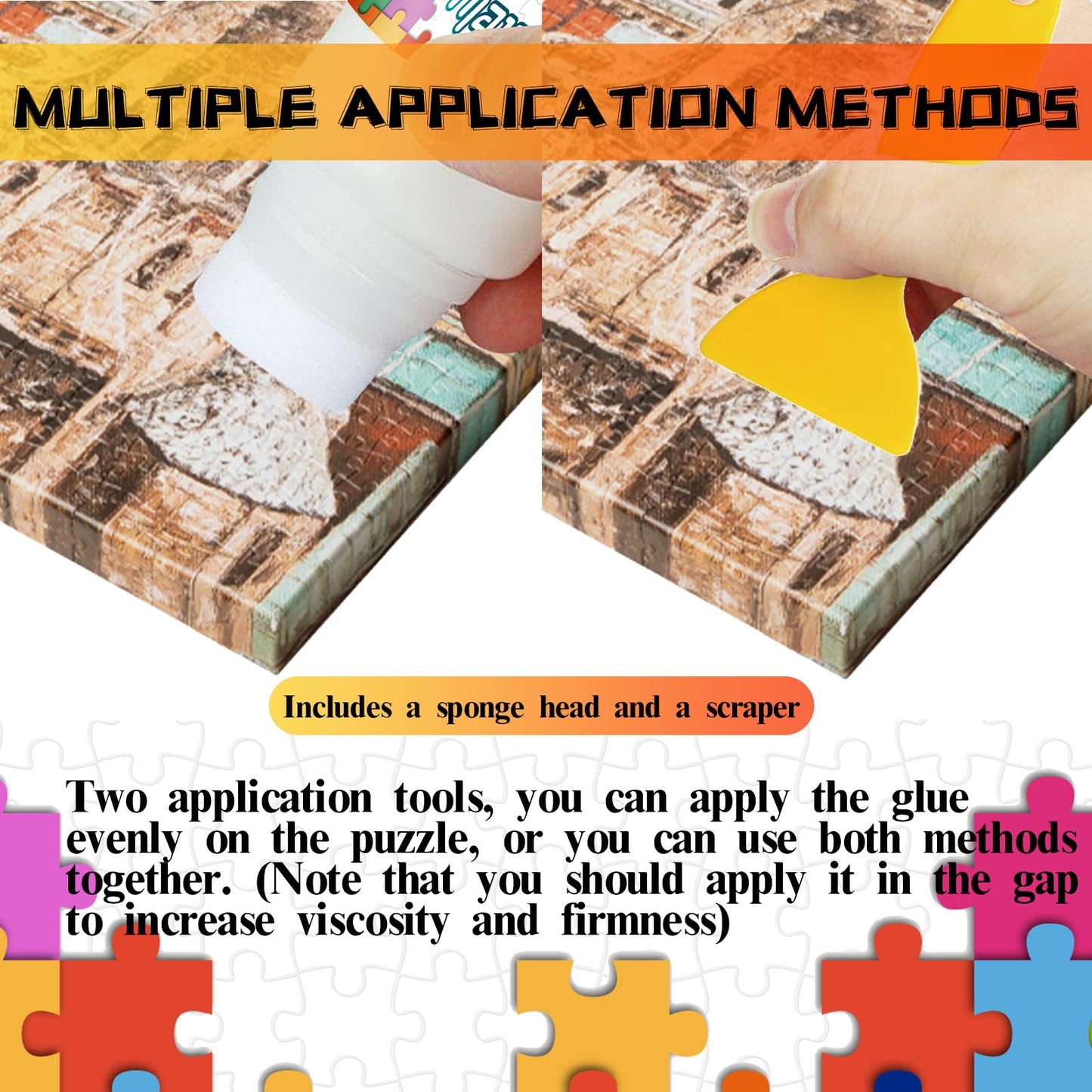 Paistely Puzzle Glue – Clear Quick-Dry PVA for 1000/3000/5000-Piece Puzzles