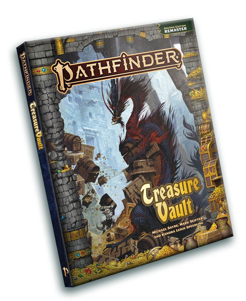Paizo Pathfinder Treasure Vault Pocket Edition Remastered — 224 Pages, Nearly 600 Items, Portable 2E Gear Guide
