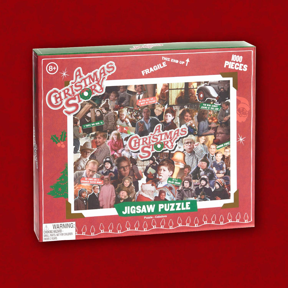 Paladone A Christmas Story 1000-Piece Jigsaw Puzzle - Classic Movie Collage (PP7844CS)