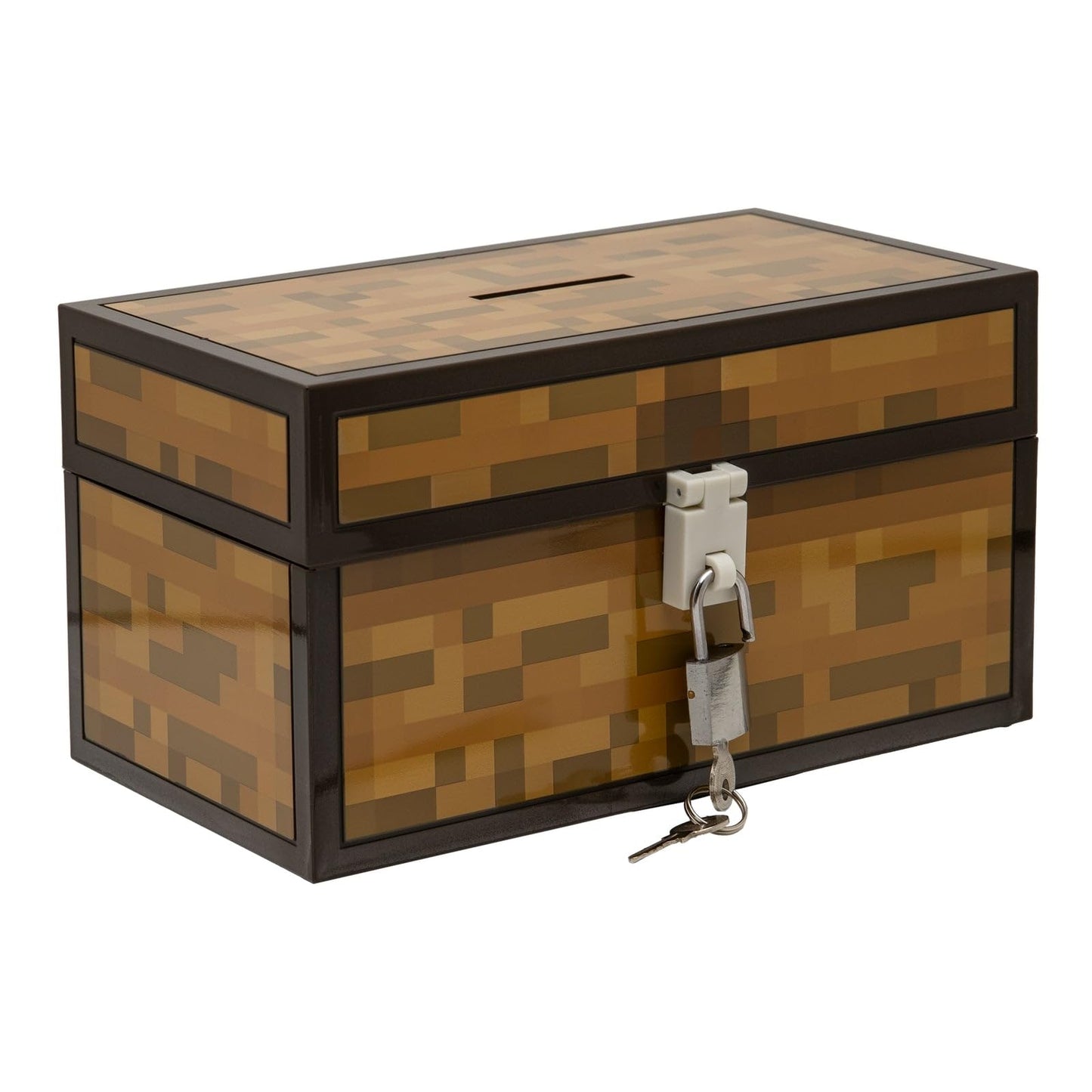 Paladone Minecraft Chest Money Bank – Officially Licensed Piggy Bank for Kids