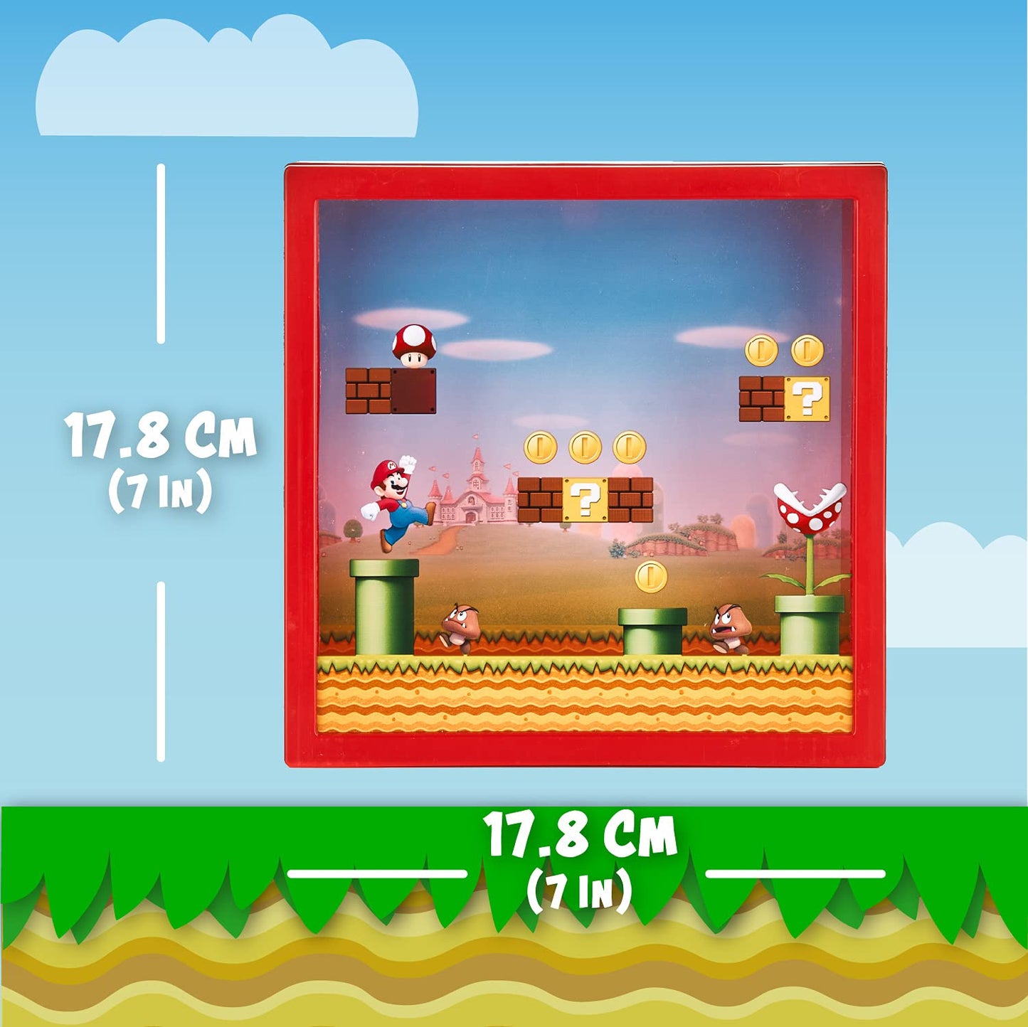 Paladone Super Mario Arcade Money Box – Official Mario Piggy Bank | Kids Gift & Room Decor