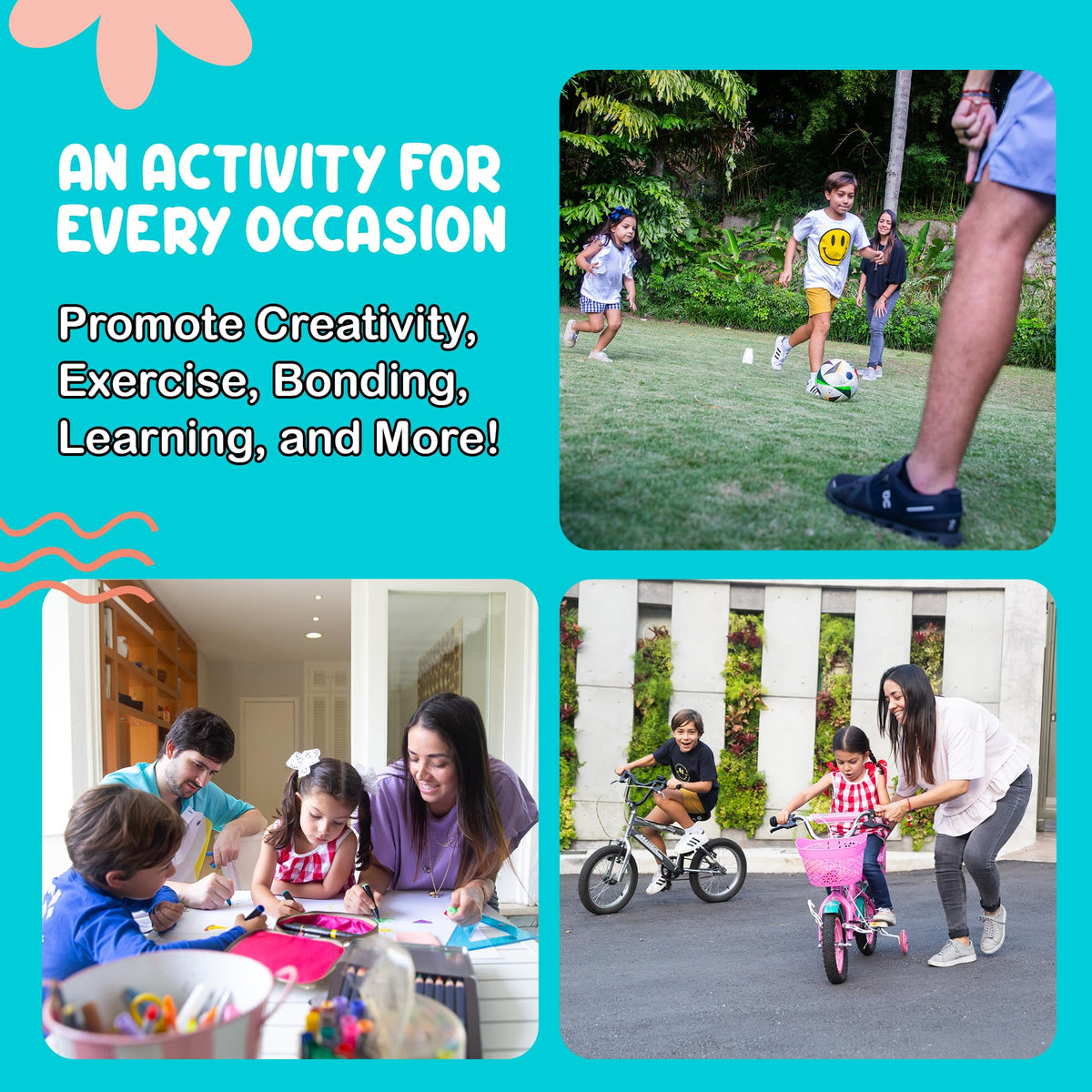 Palettes and Prints - Top 50 Family Activities: Scratch-Off Deck for Bonding & Fun