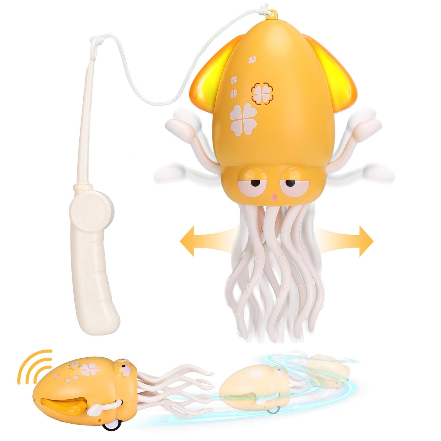 Palksky Dancing Octopus Toy for Tummy Time — Light, Music, Auto Crawling & Obstacle Avoidance