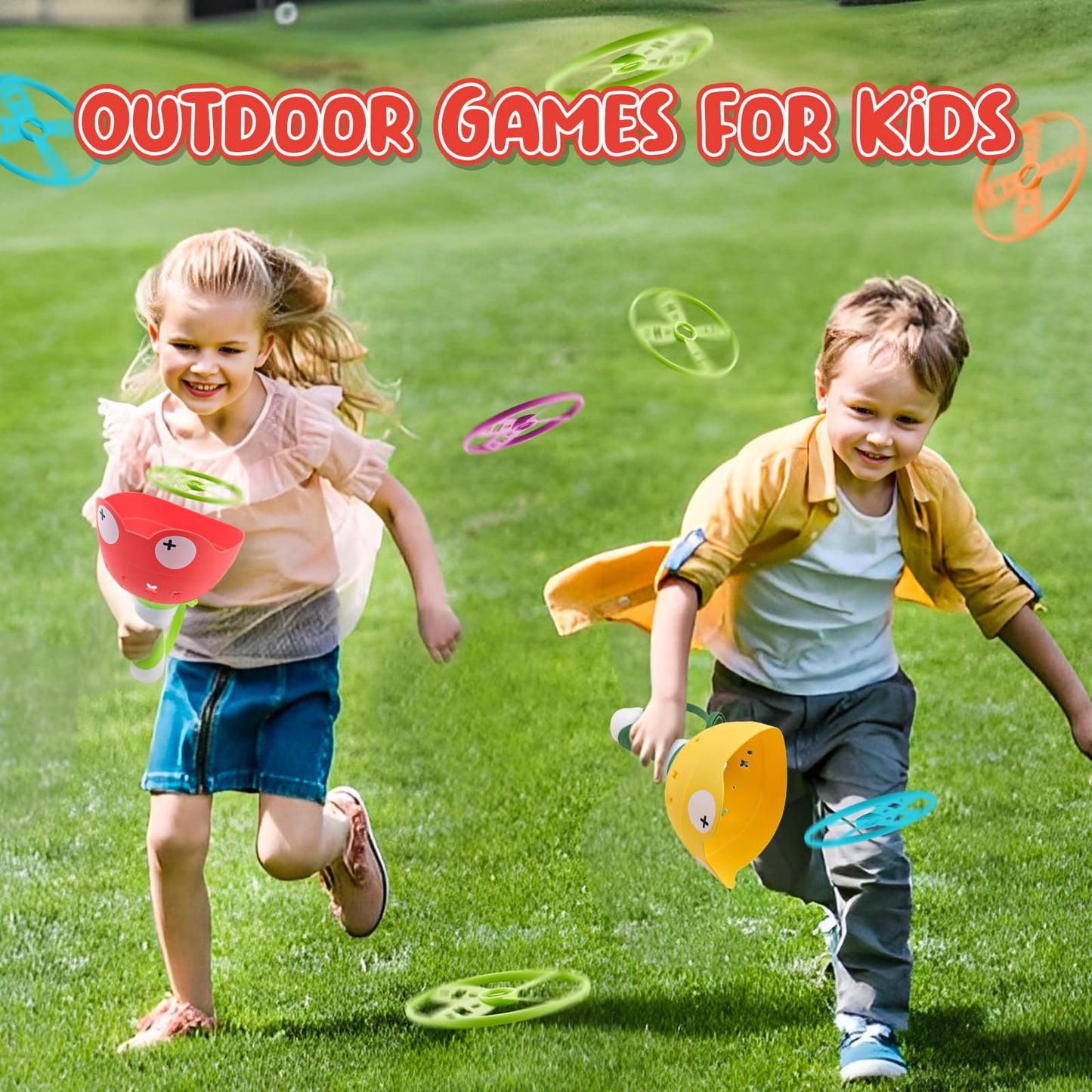 Pamexin Outside Toys for Kids 4-8 — Manual Capture Catching Game