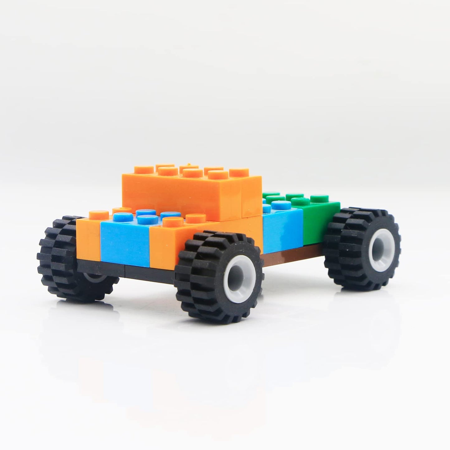 Pamvava Tires Wheels and Axles Sets – 56-Piece Brick Accessories for Cars, Trucks & More