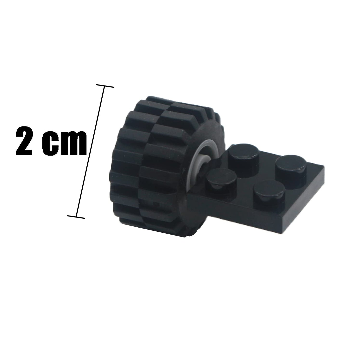Pamvava Tires Wheels and Axles Sets – 56-Piece Brick Accessories for Cars, Trucks & More