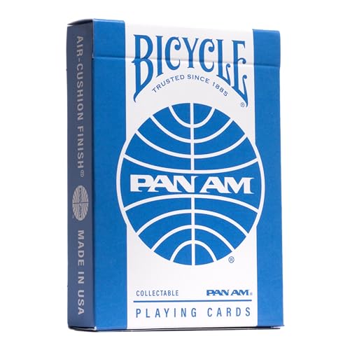 Bicycle Pan Am Air Playing Cards 2-Pack with Travel Tin – Premium Poker Decks