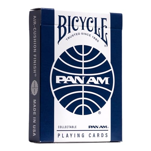 Bicycle Pan Am Air Playing Cards 2-Pack with Travel Tin – Premium Poker Decks