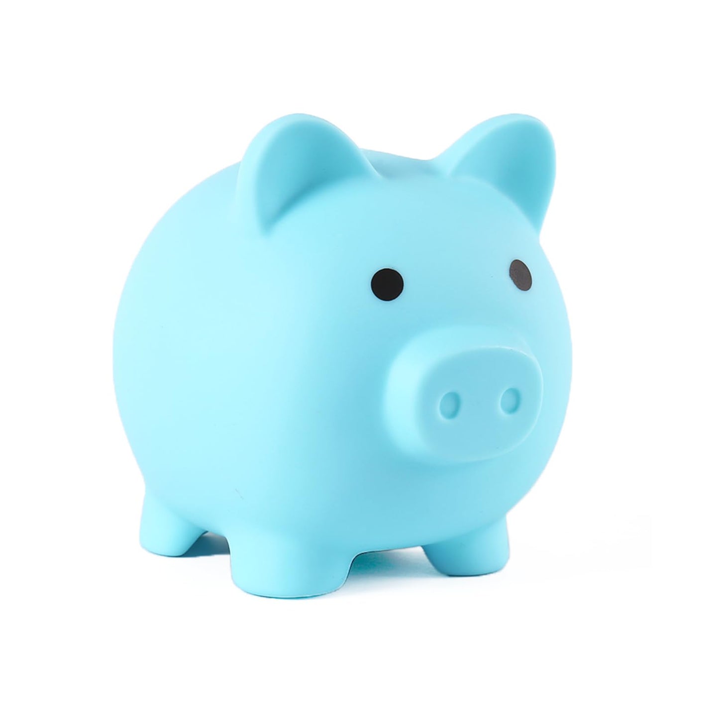 PandaEar Piggy Bank – Shatterproof Blue Coin Bank for Kids