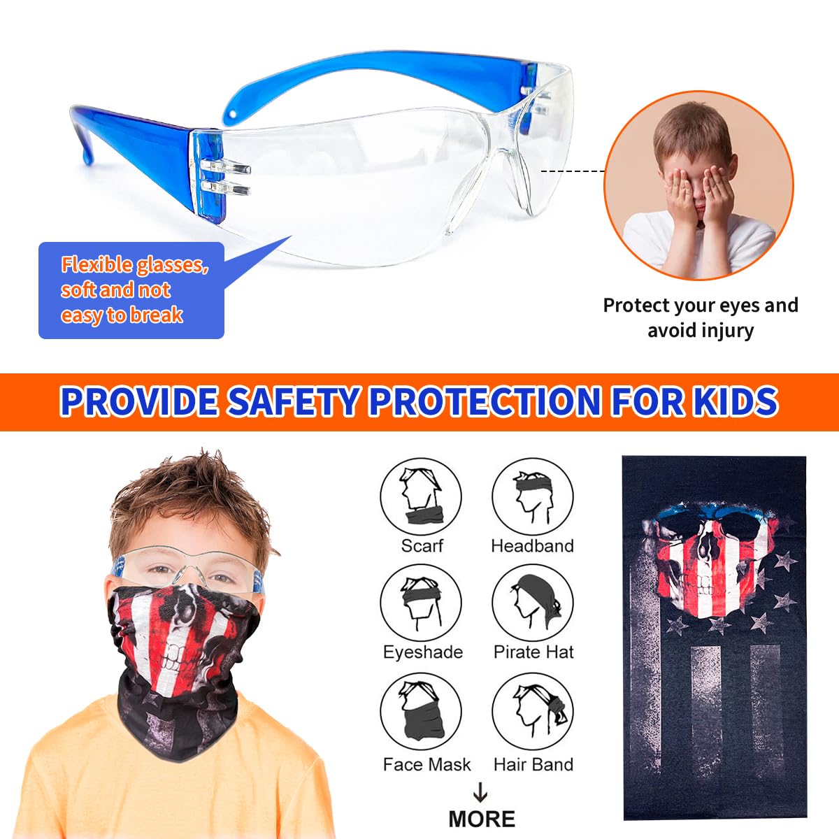 Pandahero Tactical Vest Kit for Kids – Nerf-Compatible Action Vest Set for Ages 5–12