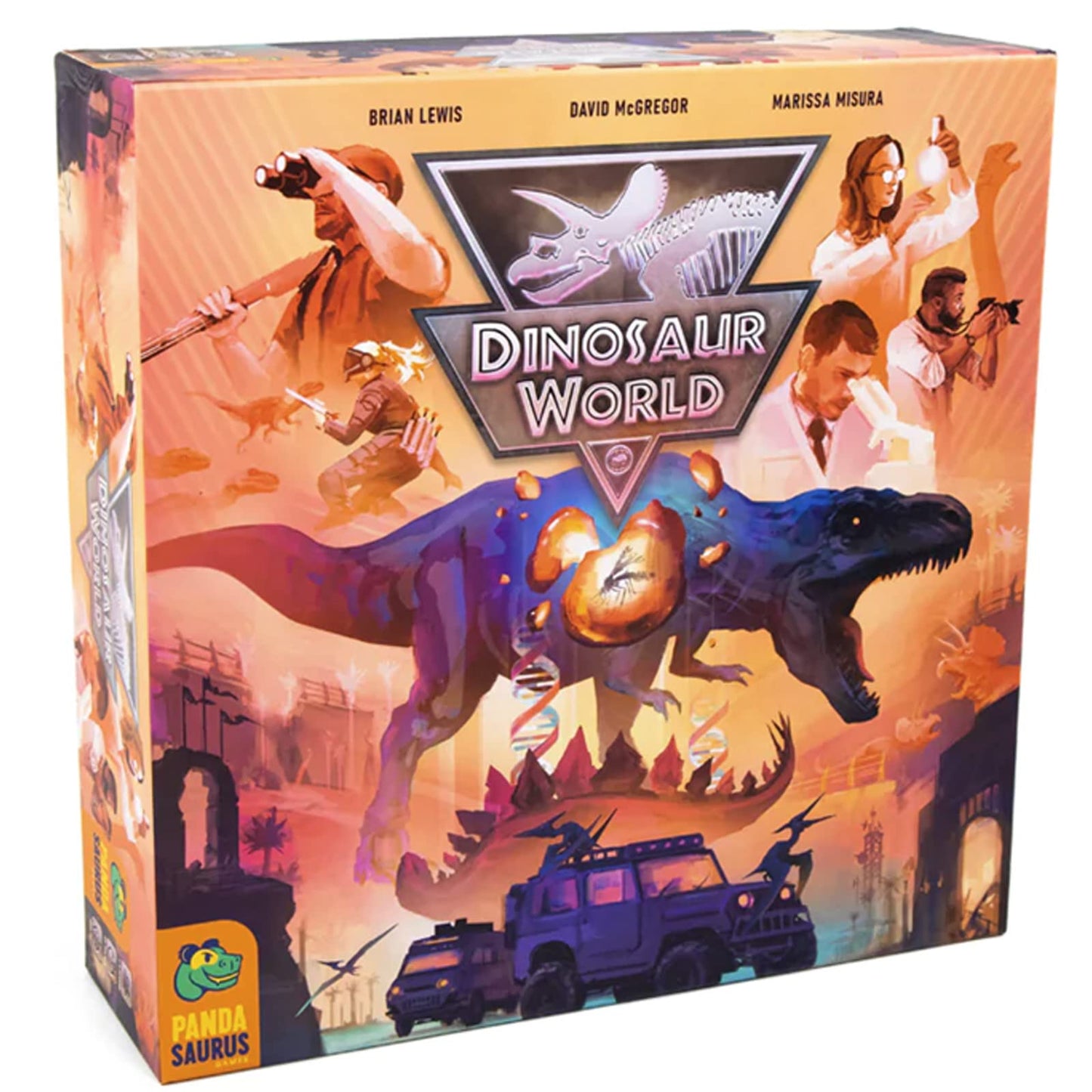 Dinosaur World Board Game by Pandasaurus – Draft, Build, Explore Your Dino Park